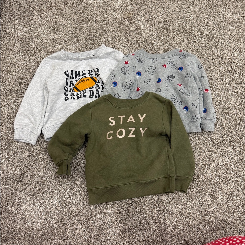 Kids Olive 'Stay Cozy' Sweatshirt - Unbranded
